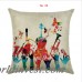 Cojín 45 cm * 45 cm música símbolo Diseño Lino/algodón funda de almohada sofá funda de cojín decorativo cuadrado almohada cubierta ali-27480901